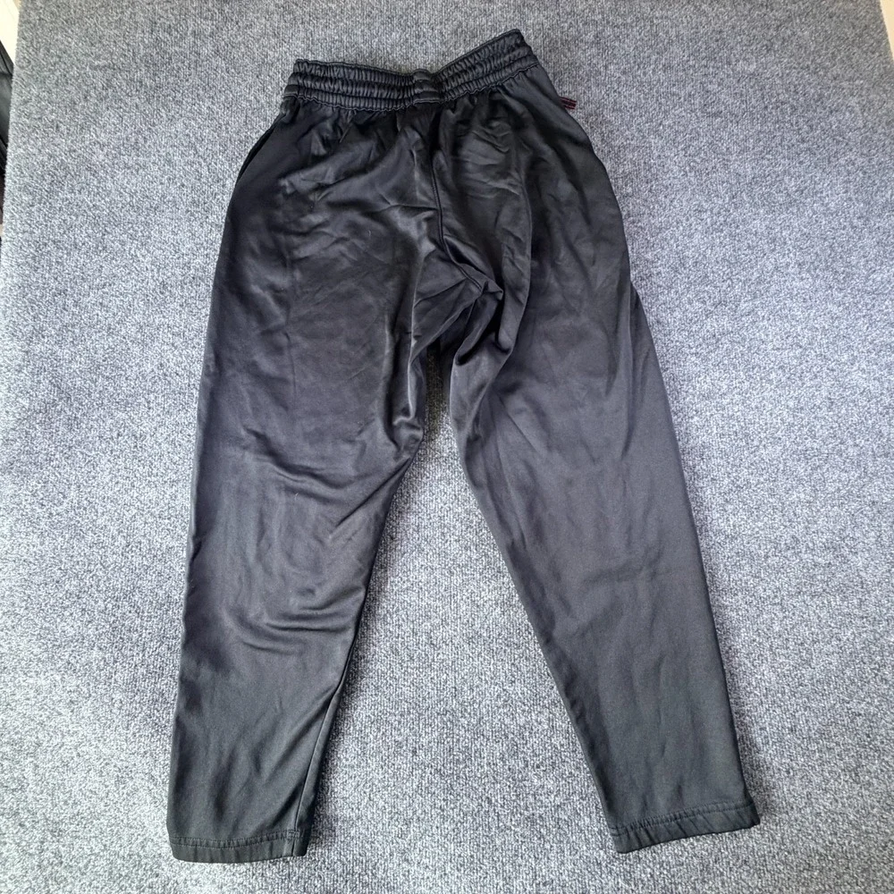 Nike Dri Fit Sweatpants Boys Medium‎ Black Swoosh Gym Basketball Tapered Leg